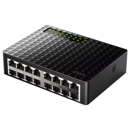 Switch Cudy - 16 Portas 10/100 Mbps - UnManaged - FS1016D|Cudy|6971690792787