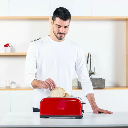 Taurus Toaster - Vintage Red - 2 Slices - 1400W