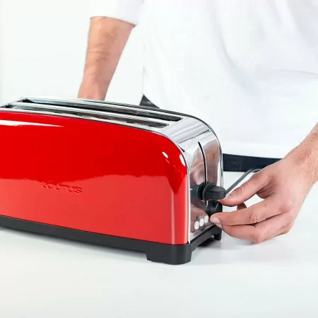Taurus Toaster - Vintage Red - 2 Slices - 1400W