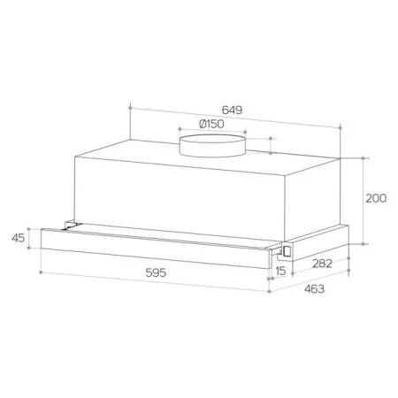 Exaustor Taurus - TS60IXAL - 380 m³/h|Taurus|8414234276384