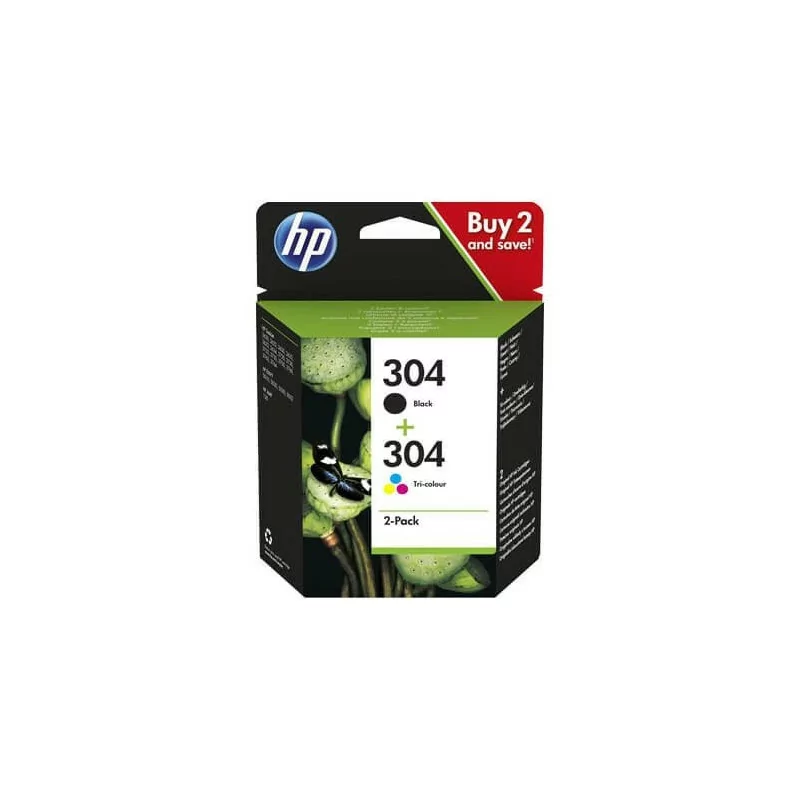 Tinteiro HP - Tricolor + Preto - 3JB05AE|HP|0192545191432 Tinteiro HP - Tricolor + Preto - 3JB05AE|HP|0192545191432