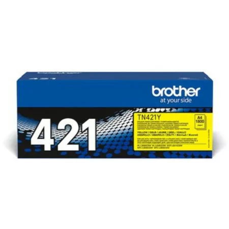 Toner Brother - Amarelo - 1800 Páginas - TN421Y|Brother|4977766771634