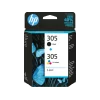 Tinteiro HP - Tricolor + Preto - 6ZD17AE|HP|0195161166969