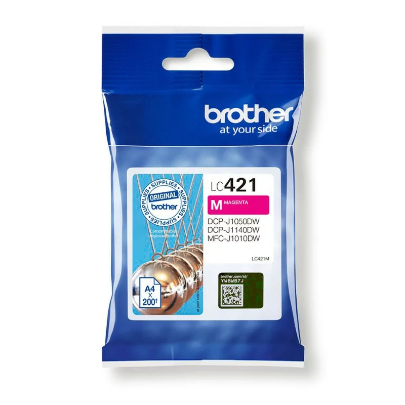 Tinteiro Brother - Rosa - 200 Páginas - LC421|Brother|4977766810388 Tinteiro Brother - Rosa - 200 Páginas - LC421|Brother|4977766810388