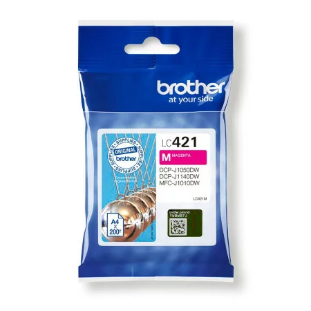 Tinteiro Brother - Rosa - 200 Páginas - LC421|Brother|4977766810388