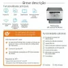 Multifunción láser monocromo hp laserjet mfp m234dwe wifi/ dúplex/ blanca