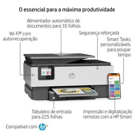 HP Printer - All-In-One - Officejet Pro - Wireless - 8022e