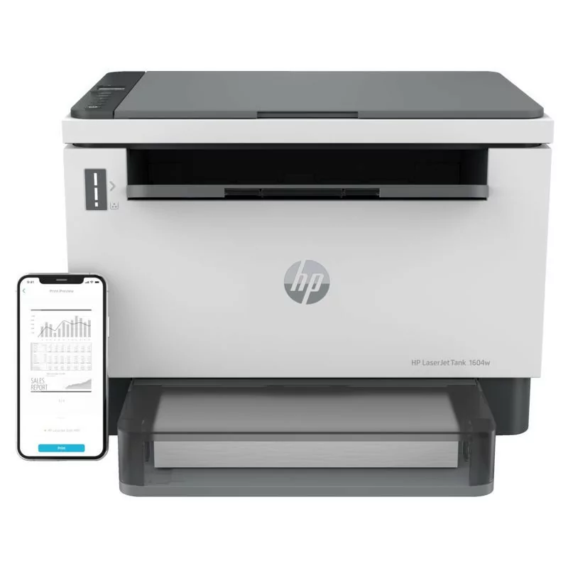 HP Printer - Multifunction - LaserJet Tank 1604w - 381L0A HP Printer - Multifunction - LaserJet Tank 1604w - 381L0A