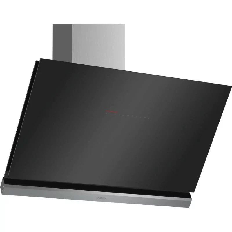 Bosch Wall-mounted Fireplace - 90cm - Black - Clear Glass - DWK98PR60