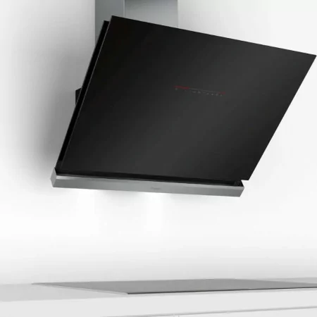 Bosch Wall-mounted Fireplace - 90cm - Black - Clear Glass - DWK98PR60