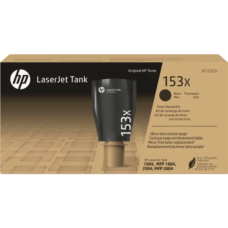 Kit de Recarga HP - 153X - Preto - 5000 Páginas - W1530X|HP|0195697898266 Kit de Recarga HP - 153X - Preto - 5000 Páginas - W1530X|HP|0195697898266