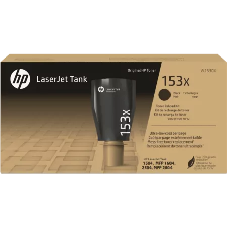 Kit de Recarga HP - 153X - Preto - 5000 Páginas - W1530X|HP|0195697898266