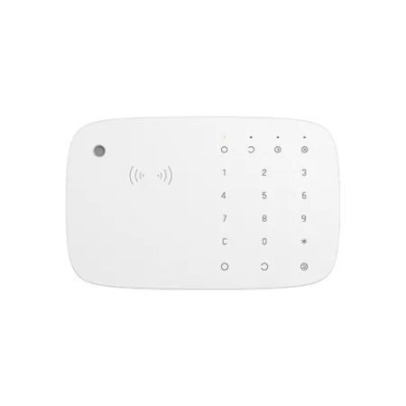 Ajax KeyPad Combi Jeweller - Ajax Radio Touch Keyboard + RFID + Siren - White - AJ-KEYPADCOMBI-W