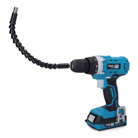 Kit Taladro Koma Tools Pro Series + 40 Accesorios - 20v