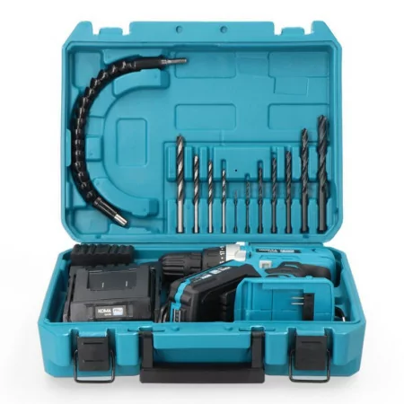 Kit Taladro Koma Tools Pro Series + 40 Accesorios - 20v