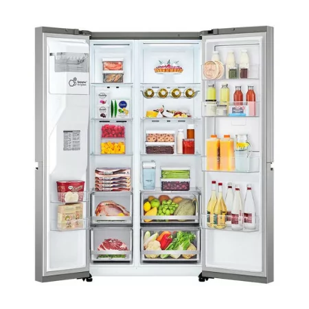 Frigorífico Side by Side LG - 635L - No Frost - Shiny Steel - GSJV71PZLE|LG|8806091423245