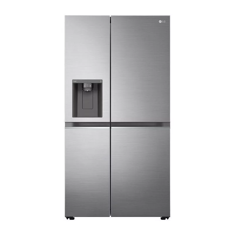 LG Side by Side Fridge - 635L - No Frost - Shiny Steel - GSLV71PZTD