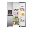 LG Side by Side Fridge - 635L - No Frost - Shiny Steel - GSLV71PZTD