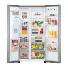 LG Side by Side Fridge - 635L - No Frost - Shiny Steel - GSLV71PZTD