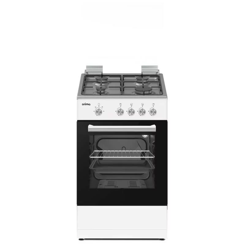 Cocina de Gas Orima OR-543-W (4 Quemadores - 54L - Segurança Total - Inox - GPL) Cocina de Gas Orima OR-543-W (4 Quemadores - 54L - Segurança Total - Inox - GPL)