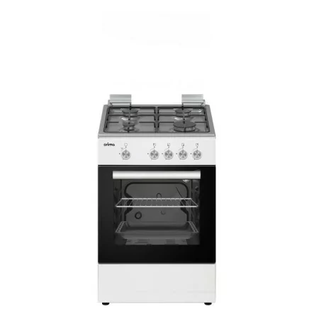 Orima Gas Stove - Total Safety - 4 Zones - White - OR-445-W
