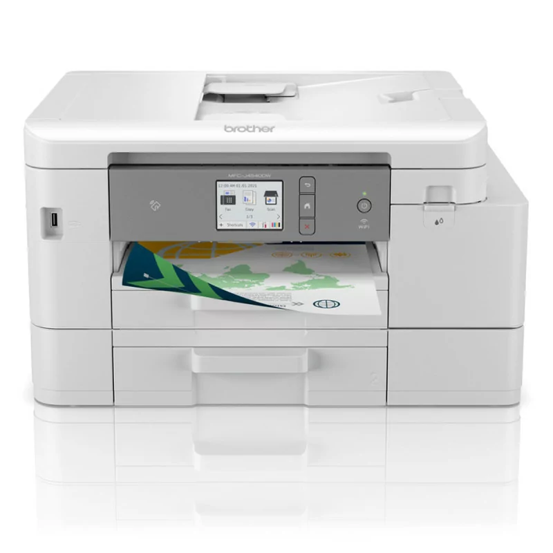 Brother Multifunction Printer - Color - Scanner - White - MFC-J4540DW