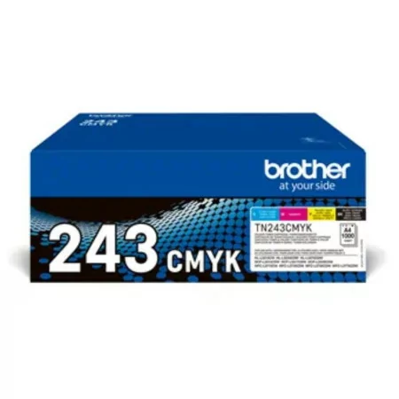 Pack 4 Toners Brother - Tricolor + Preto - 1000 Páginas - TN243CMYK|Brother|4977766787611
