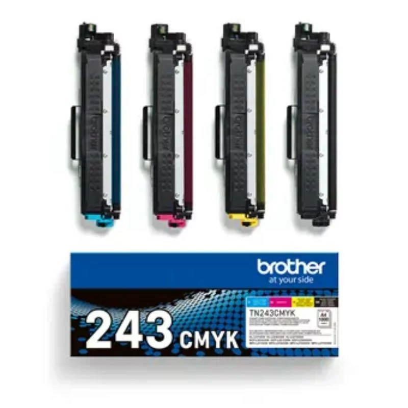 Pack 4 Toners Brother - Tricolor + Preto - 1000 Páginas - TN243CMYK|Brother|4977766787611 Pack 4 Toners Brother - Tricolor + Preto - 1000 Páginas - TN243CMYK|Brother|4977766787611