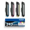 Pack 4 Toners Brother - Tricolor + Preto - 1000 Páginas - TN243CMYK|Brother|4977766787611