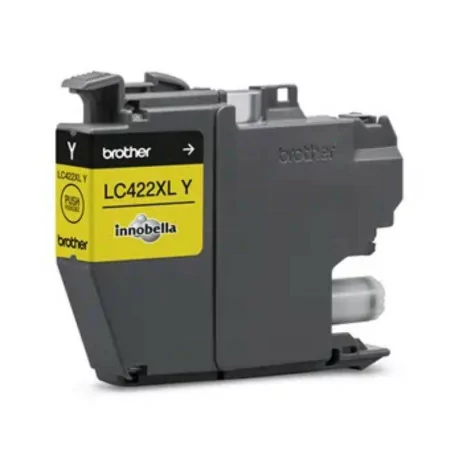 Tinteiro Brother - Amarelo - 1500 Páginas - LC422XLY|Brother|4977766815611