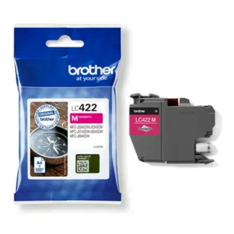 Tinteiro Brother - Rosa - 550 Páginas - LC422M|Brother|4977766815567 Tinteiro Brother - Rosa - 550 Páginas - LC422M|Brother|4977766815567