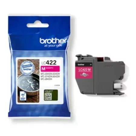Tinteiro Brother - Rosa - 550 Páginas - LC422M|Brother|4977766815567