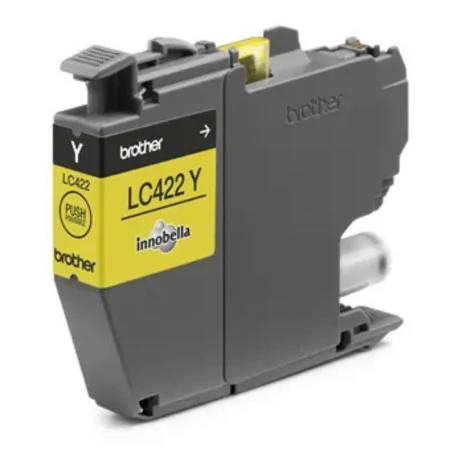 Brother Ink Cartridge - Yellow - 550 Pages - LC422Y