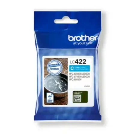 Tinteiro Brother - Azul - 550 Páginas - LC422C|Brother|4977766815550