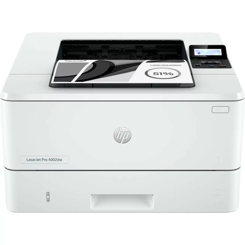HP Printer - Monochrome - White - 4002dw