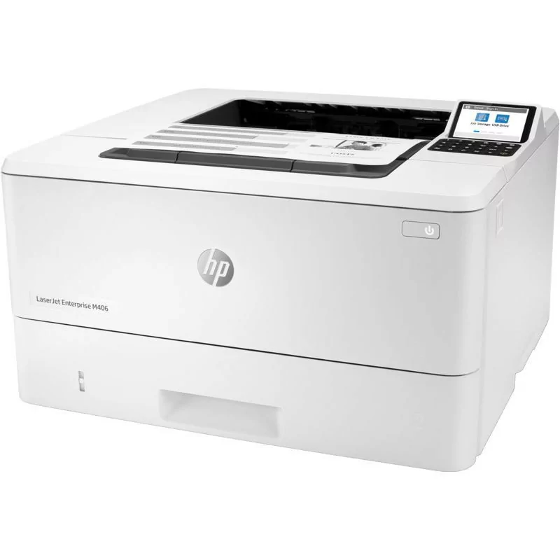 HP Printer - Monochrome - Enterprise - M406dn
