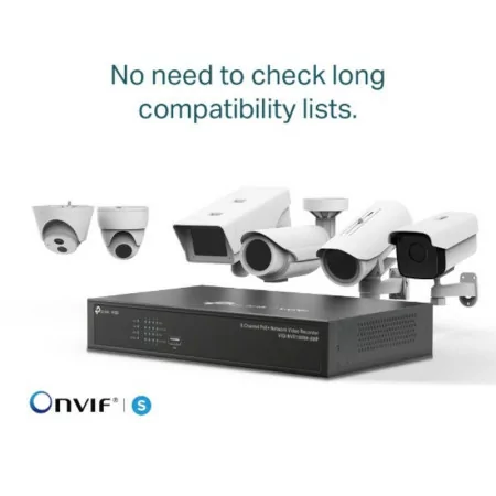 TP-Link Recorder - 8 PoE Channels - 4k - VIGI NVR1008H-8MP