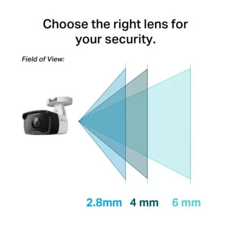 Câmara Exterior TP-Link - 4MP - 4mm - IR Bullet PoE / 12V DC - VIGI C340I|TP-Link|4897098689004