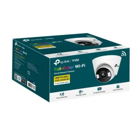 TP-Link Turret Camera - 4mm - 4MP - IR 30m - IP66 - VIGI C440-W
