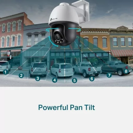 TP-Link Outdoor Camera - 4MP - IR Pan Tilt PoE / 12V DC - IP66 - VIGI C540