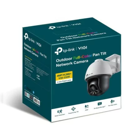 TP-Link Outdoor Camera - 4MP - IR Pan Tilt PoE / 12V DC - IP66 - VIGI C540