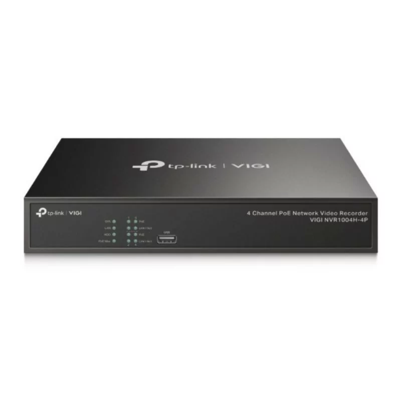 Gravador TP-Link - 4 Canais PoE - 4k - VIGI NVR1104H-4P|TP-Link|4897098688748