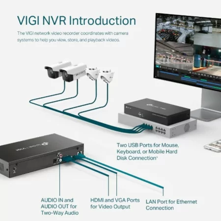 TP-Link Recorder - 8 Channels - VIGI NVR1008H