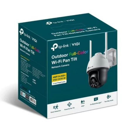 Câmara Exterior TP-Link - WiFi - 4MP - IR Pan Tilt PoE / 12V DC - IP66 - VIGI C540-W 4mm|TP-Link|4897098683798
