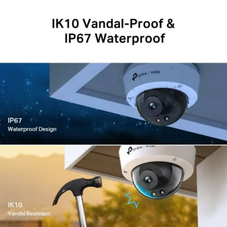 Câmara Dome TP-Link - 2.8mm - 3MP - IR 30m - IK10/IP67 - VIGI C230|TP-Link|4897098689905