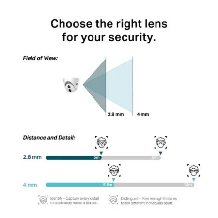 TP-Link Turret Camera - 4mm - 3MP - IR 30m - VIGI C430I