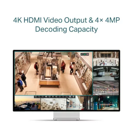 TP-Link Recorder - 8 PoE Channels - VIGI NVR1008H-8P