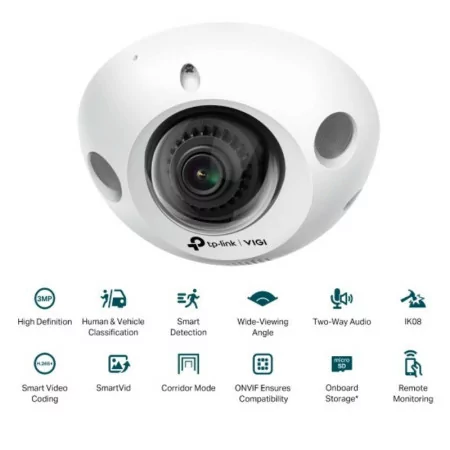 Câmara Dome TP-Link - 2.8mm - 3MP - IR 30m - VIGI C230I Mini|TP-Link|4897098688922