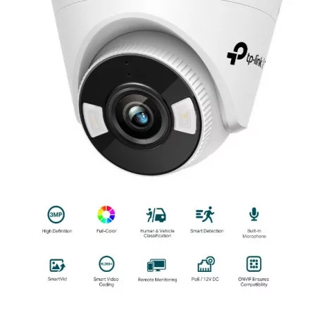 Câmara Turret TP-Link - 2.8mm - 3MP - IR 30m - VIGI C430|TP-Link|4897098689929