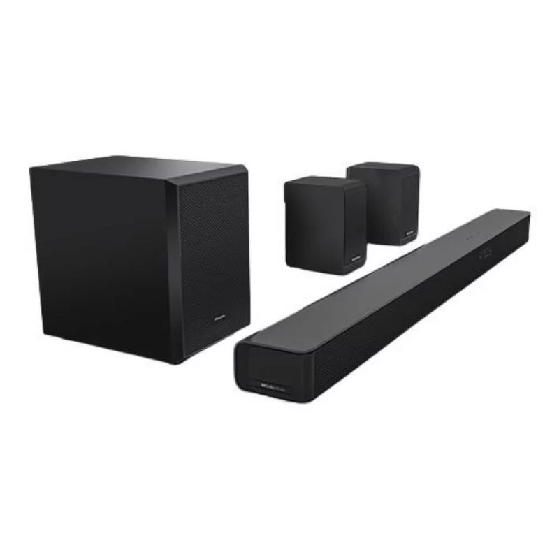 Soundbar Hisense 5.1 - Barra de Som + Subwoofer + Colunas - 340W - AX5100G|Hisense|6942147484906 Soundbar Hisense 5.1 - Barra de Som + Subwoofer + Colunas - 340W - AX5100G|Hisense|6942147484906